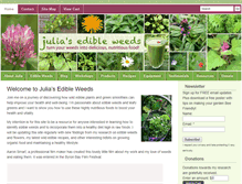 Tablet Screenshot of juliasedibleweeds.com